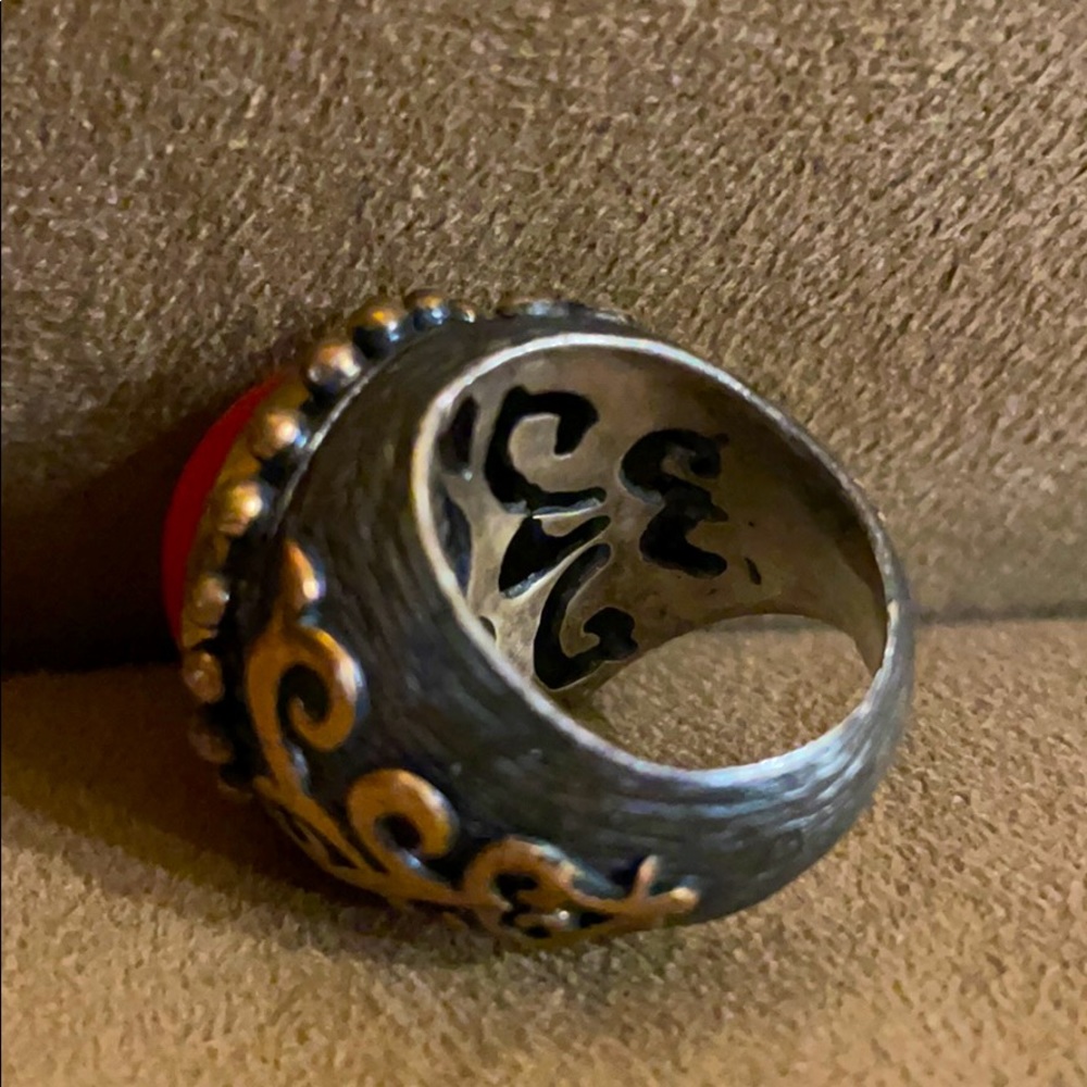 Knockout Red Statement Ring - Picture 5 of 8